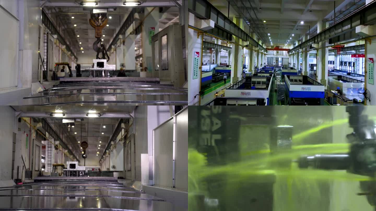 工人干活 产品组装 高科技设备 工厂员工