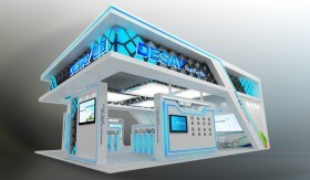 DESAY电子科技产品展台 未来科技的艺术呈现